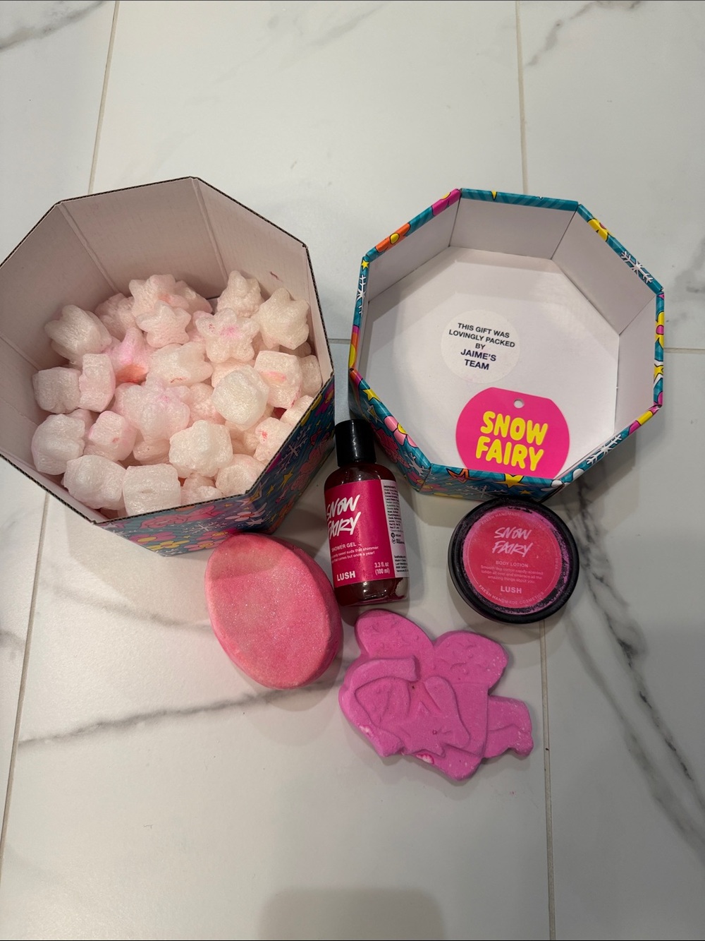 Lush Snow Fairy Bath Set